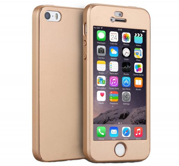 husa full cover 360 fata spate geam sticla pentru apple iphone
